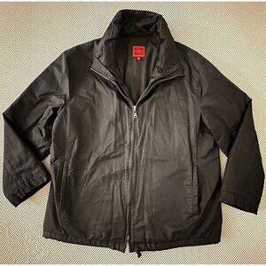 Cole Haan City Jacket Mens Size Large Thermore Polyester Cotton Blend‎ Zip Front